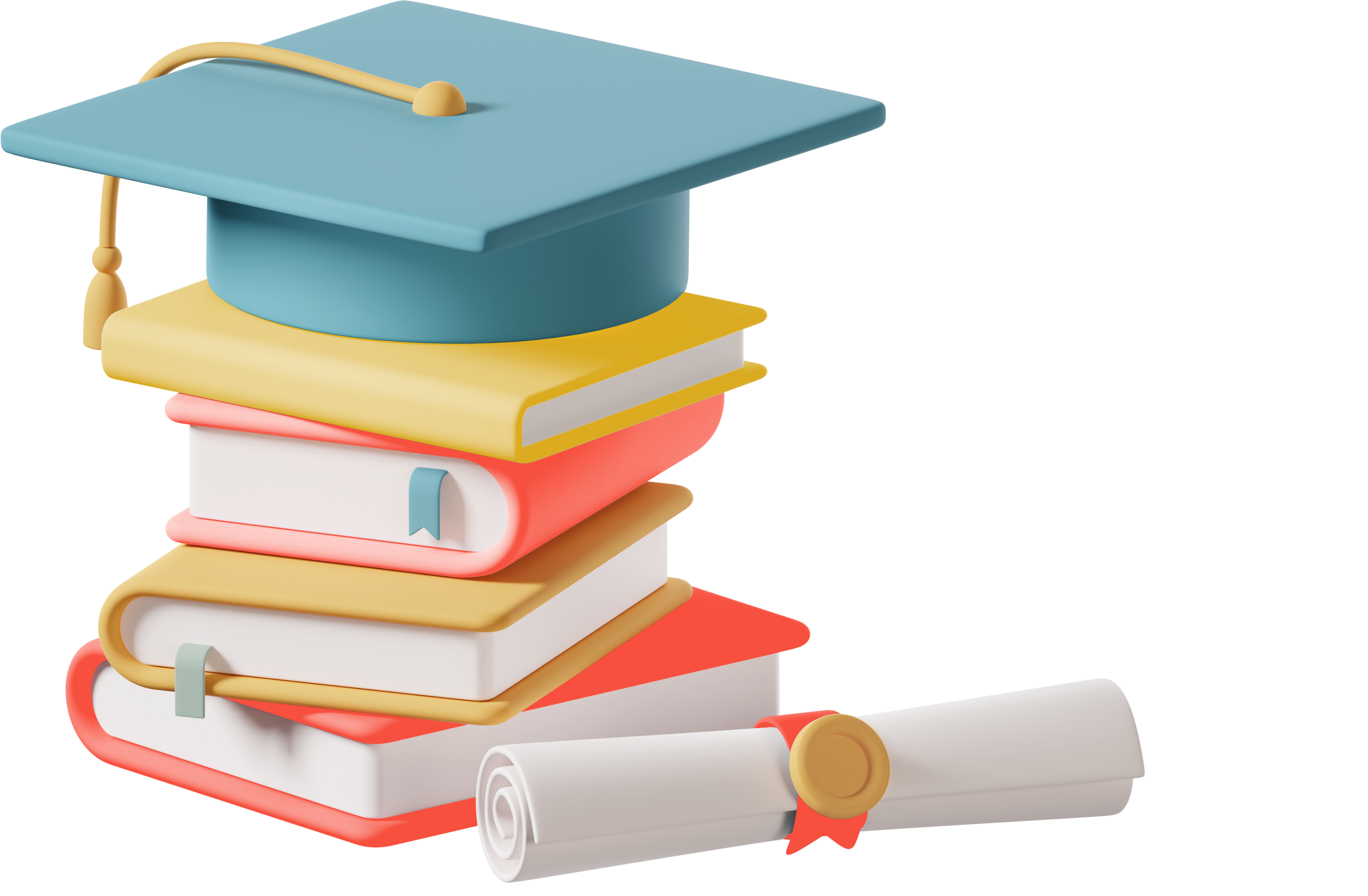 Иллюстрация стопки книг